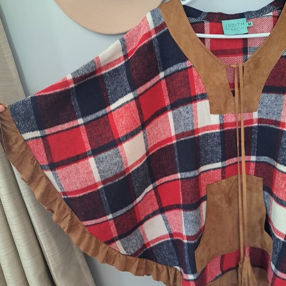 Womens Judith March Poncho size Medium - Picture 7 of 8